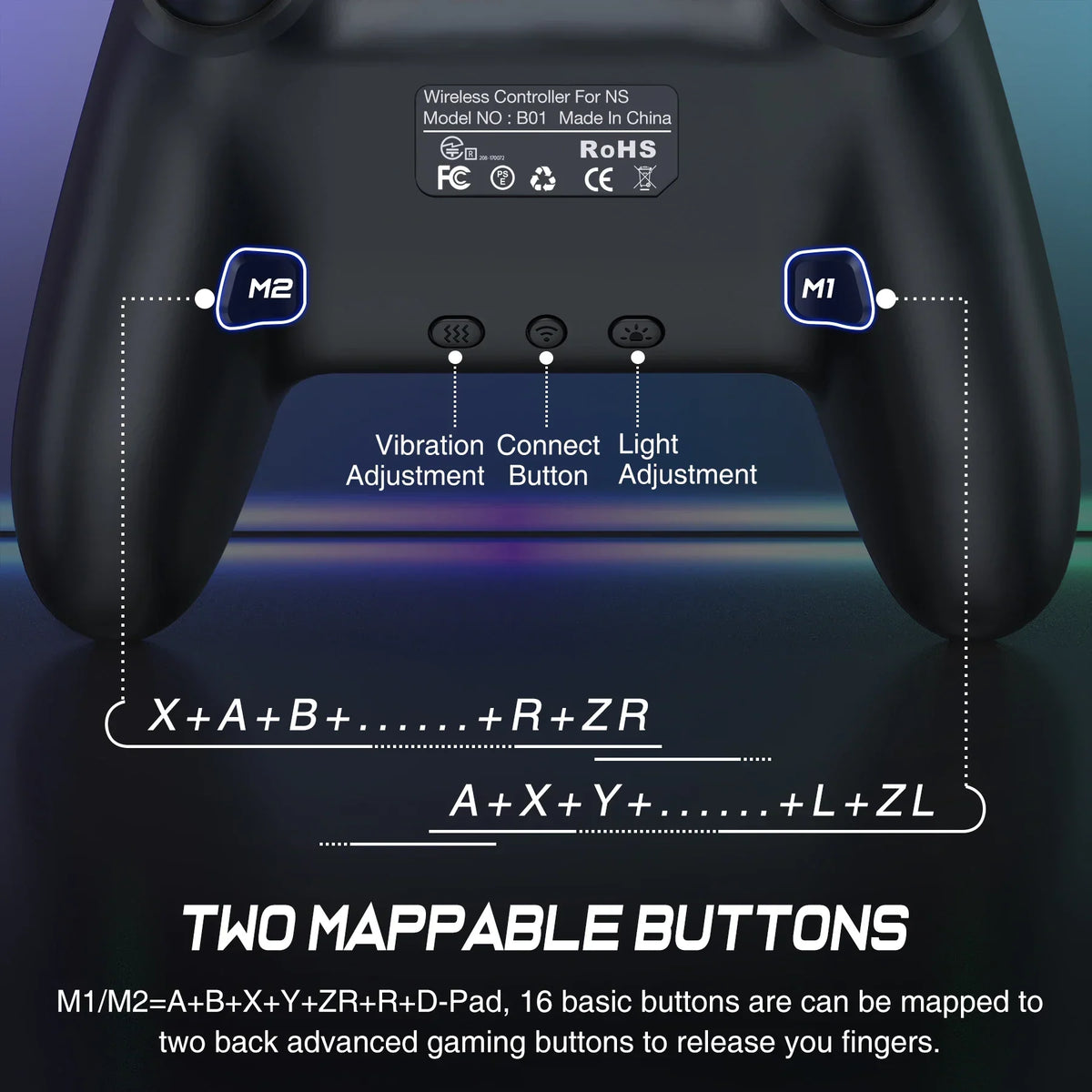 Dinofire Switch 2 Wireless Controller for Switch OLED Lite PC