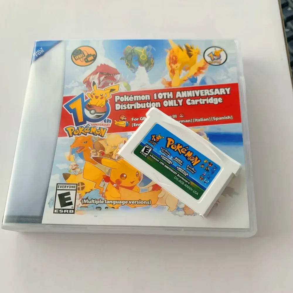 Pokémon 10th Anniversary GBA Distribution Cartridge