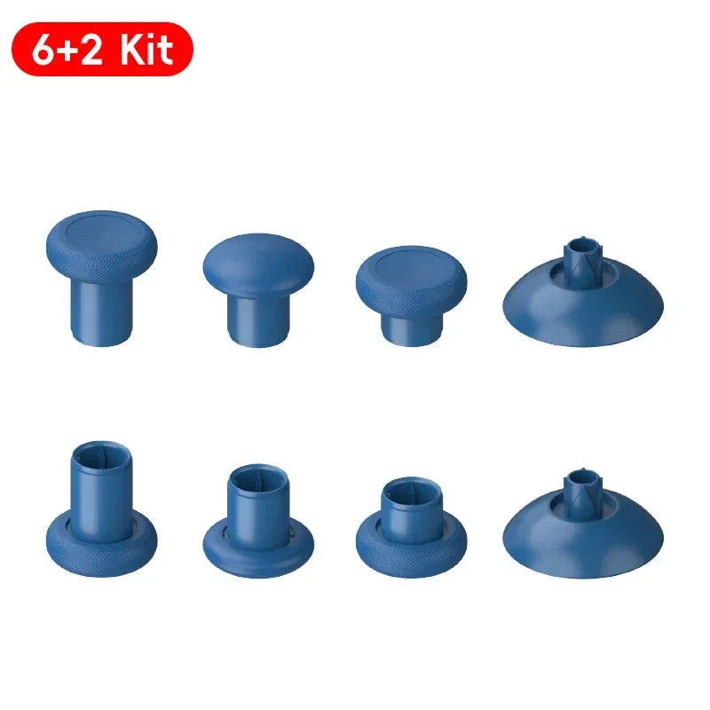 DATA FROG 8 Pack Metal Magnetic Thumbsticks for Xbox One Elite Series X S Controller Hall Effect Sensor Joystick Caps Accessorie