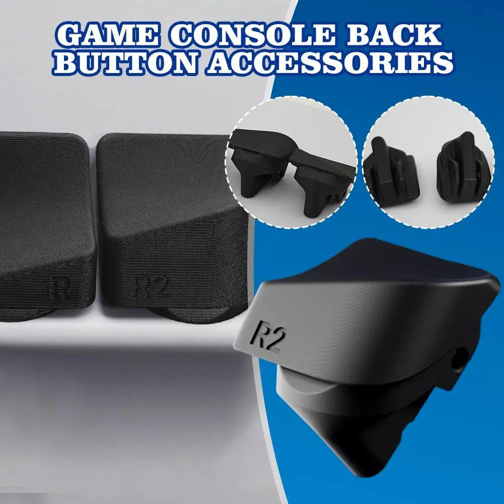R36S Back Button Accessories, 4Pcs 3D Printed Black Plastic