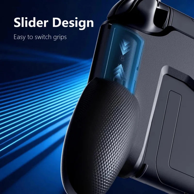 Ergonomic Silicone Grip for Nintendo Switch 2 2025 Non-Slip Replaceable 3 Sizes Grip Shell Dock Kickstand Friendly Handheld Gami
