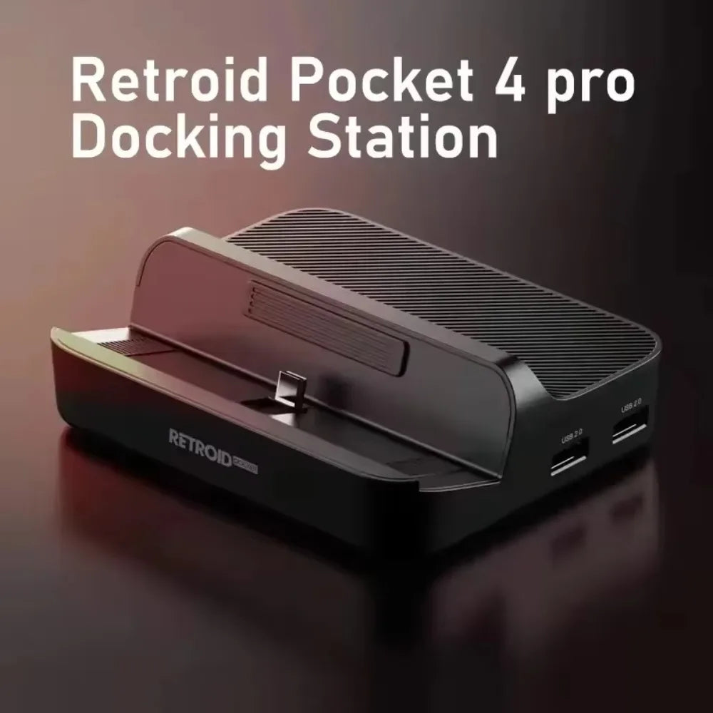 Retroid Pocket 5 Docking Station For Retroid Pocket 4 Pro / Rp5 / Retroid Pocket Mini Game Console Dock Accessories Custom 12