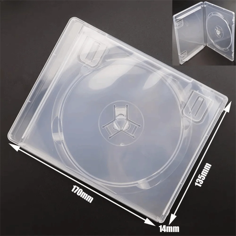 1pcs Plastic CD Game Cover Protective Design Replacement Accessory Game Disk Holder for PS1 PS2 PS3 PS4 PS5 Xbox WII
