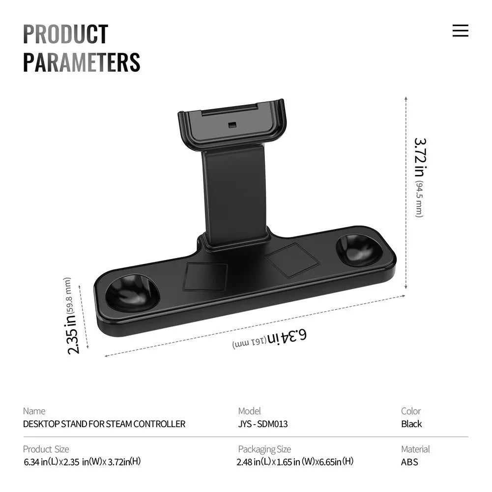 ABS Desktop Stand for Steam Controller 2, Anti-Slip Holder