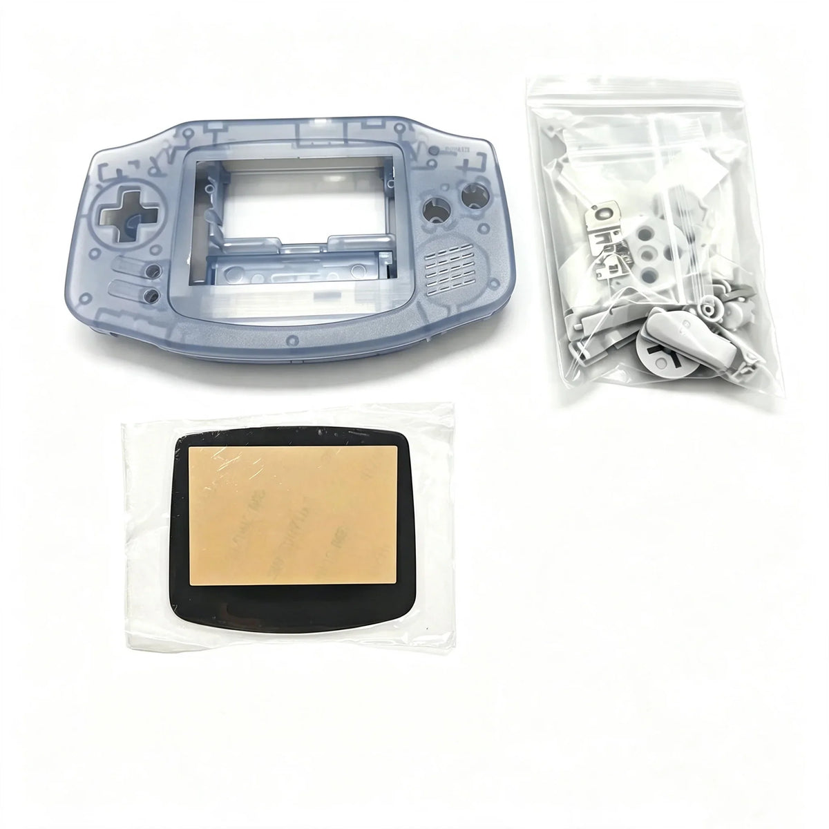 High Quality No Brand Logo Gameboy Advance GBA Shell Kit.There is no brand logo on the shell