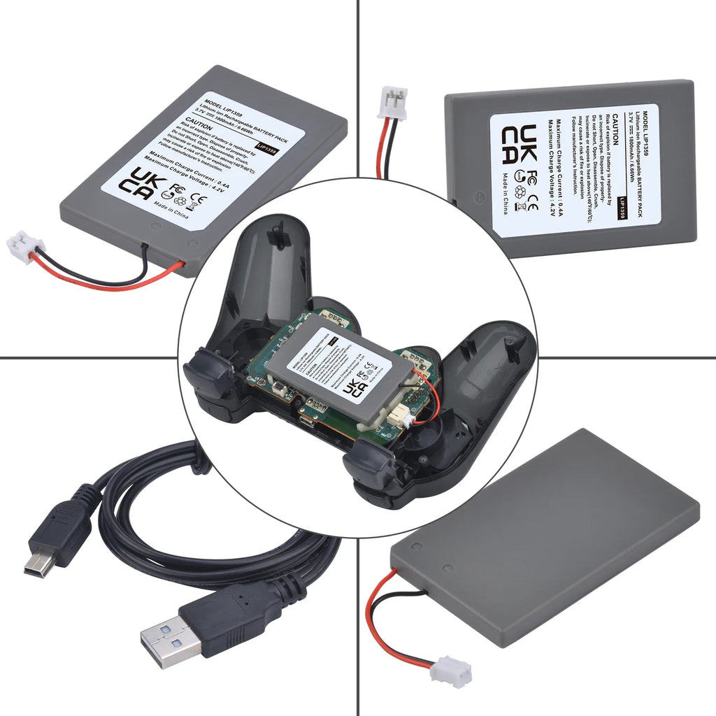 Batmax 1800mAh LIP1359 Battery for PS3 DualShock 3 Controller