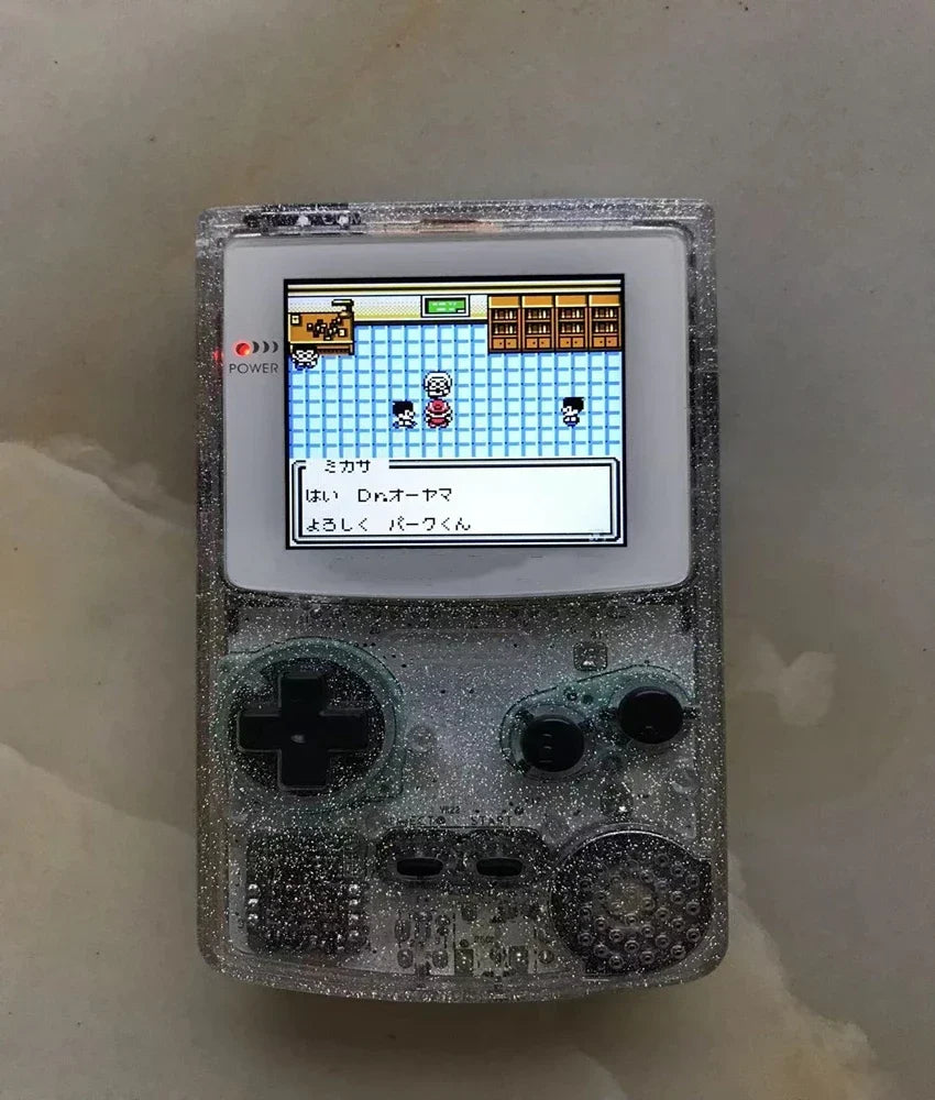 GBC Game Boy Color 2.6-Inch IPS LCD Refurbished Console, New Case