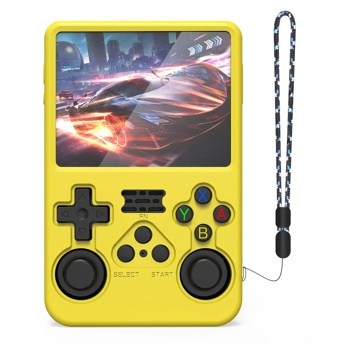 R36S Accessories Set: Silicone Case, Screen Protector, Thumb Grips