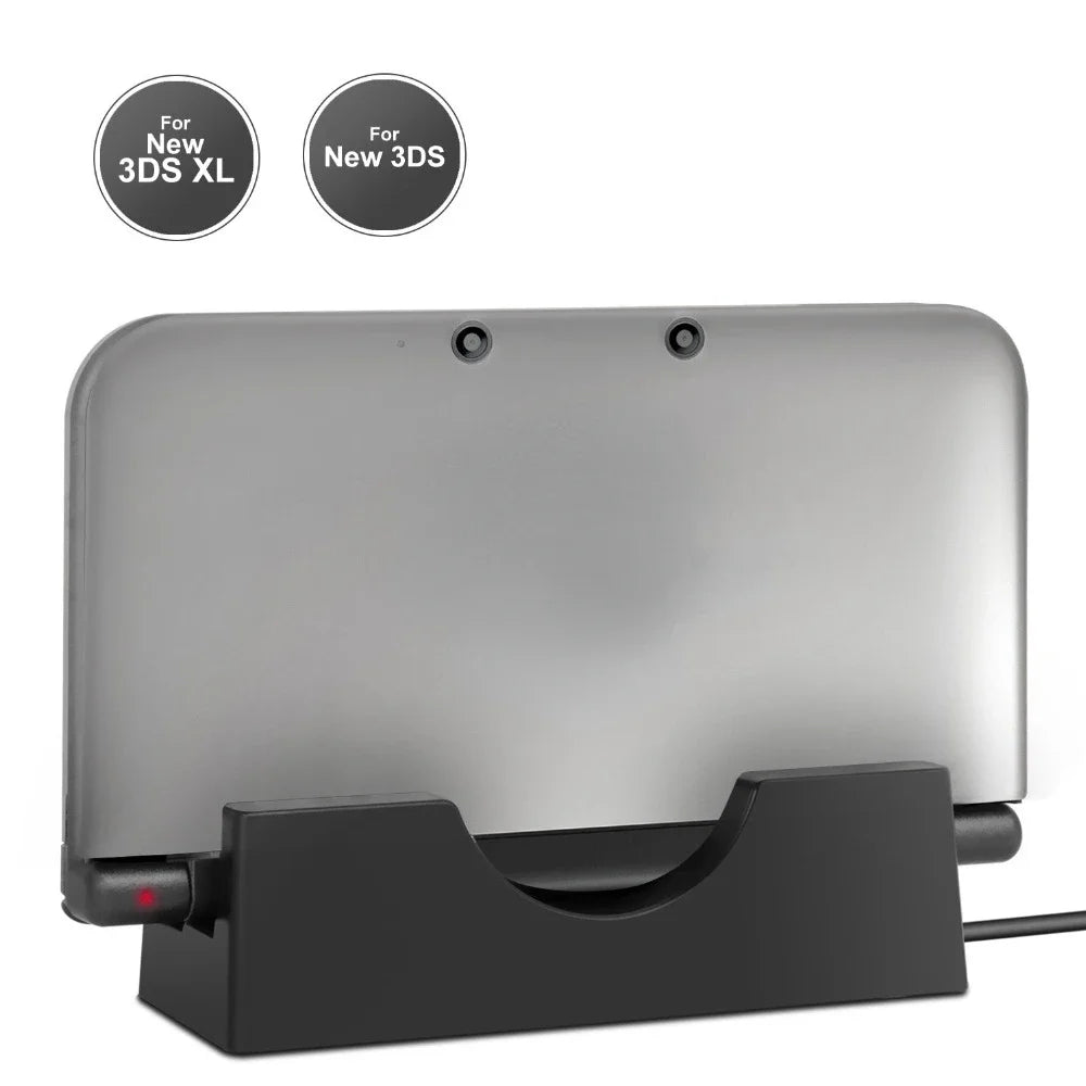 New 3DS LL Charging Stand for Nintendo 3DS XL with USB Cable