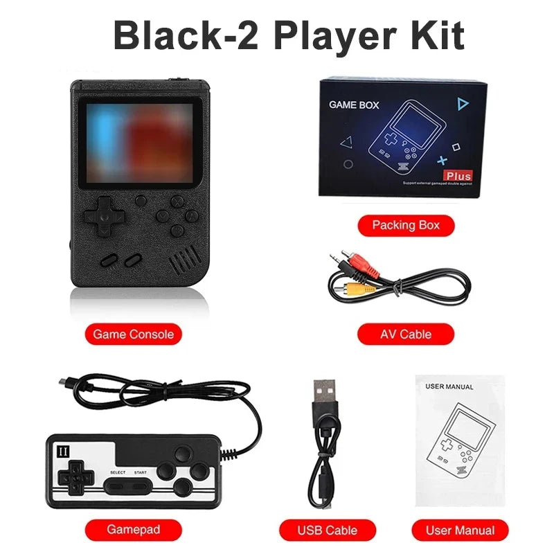 Handheld Game Players Retro Handheld Game Console Built-in 400 FC Games 3.0 Inch LCD Screen Video Game Player Kids Boys Gift