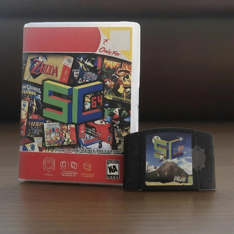 N64 flashcart SummerCart64 game cartridge N64 US/JP/EU universal SC64 Flashcart 9999 games, compatible with 16G/32G memory