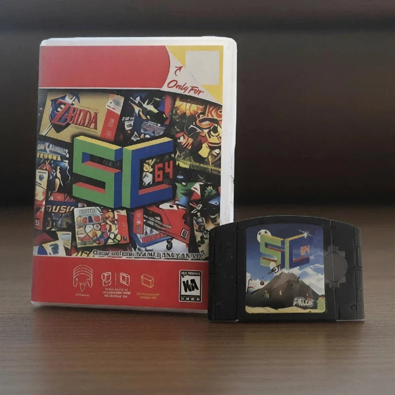 N64 flashcart SummerCart64 game cartridge N64 US/JP/EU universal SC64 Flashcart 9999 games, compatible with 16G/32G memory