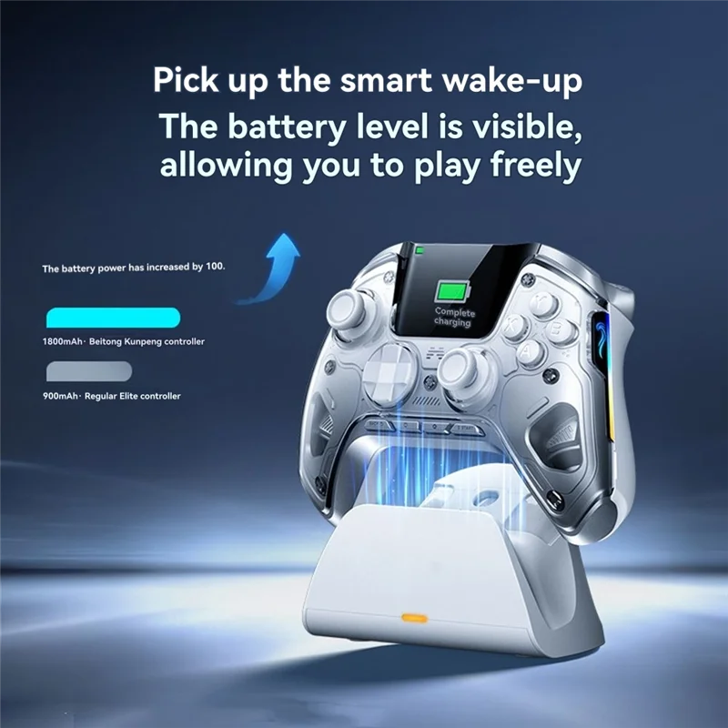 V2 Smart Wireless Bluetooth Gamepad with 2-Inch Screen, Switch/PC