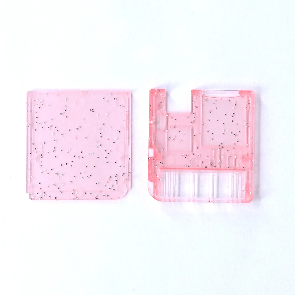 Chiscart DSpico Micro USB Injection Molded Transparent Case Compatible with Original PCB For NDS NDSL DSi 3DS Consoles