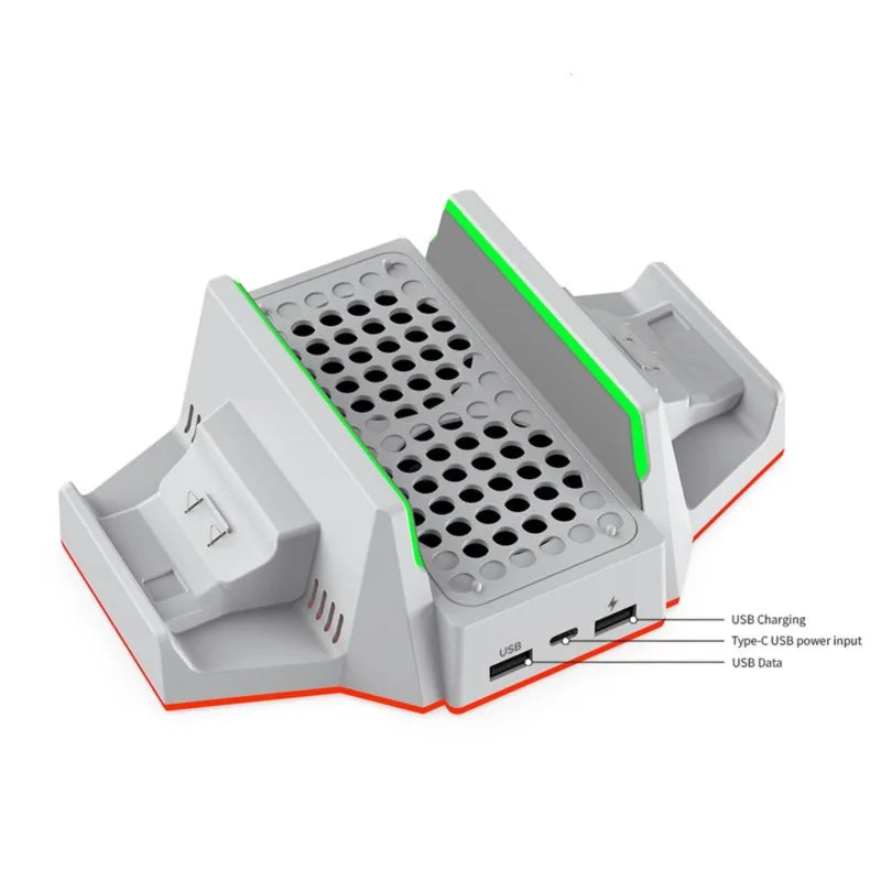 A92Z Dual Controller Charging Stand With Cooling Fans-TYX-0663D For S Multifunctional Charging Base, Console Cooling