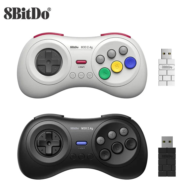8BitDo M30 2.4G Mini Gamepad for Sega Genesis & Mega Drive Mini