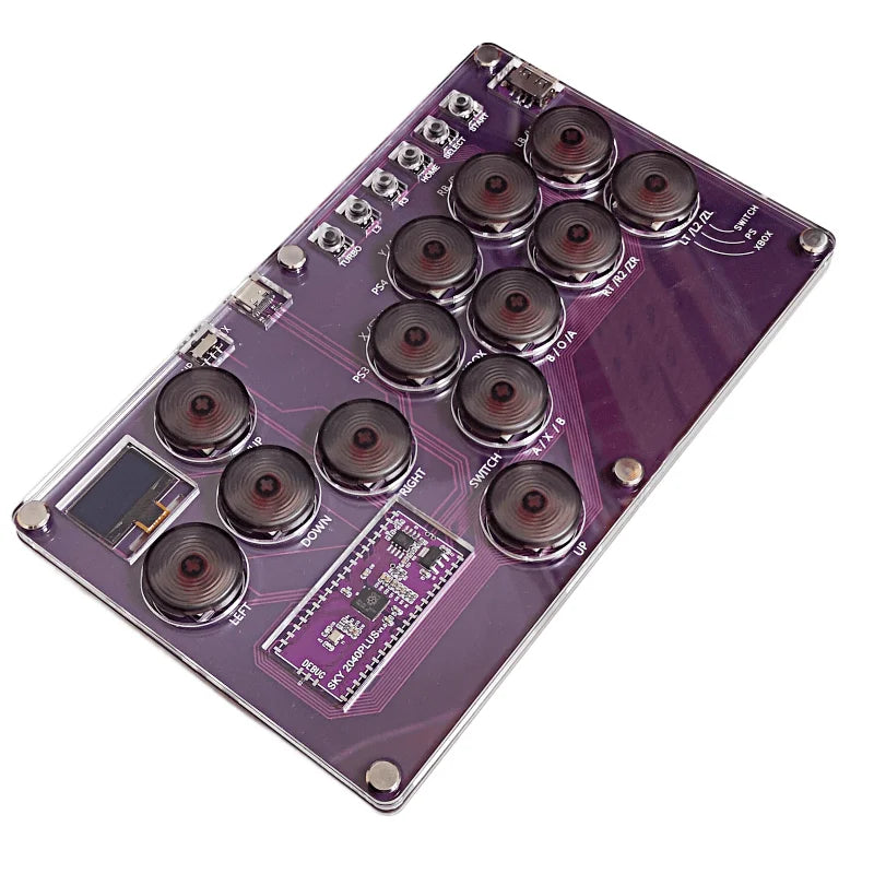 HITBOX Covers SOCD Street Fighter 6 Custom Game PS5 Raspberry Pi Axis SKY2040 Fighting Keyboard