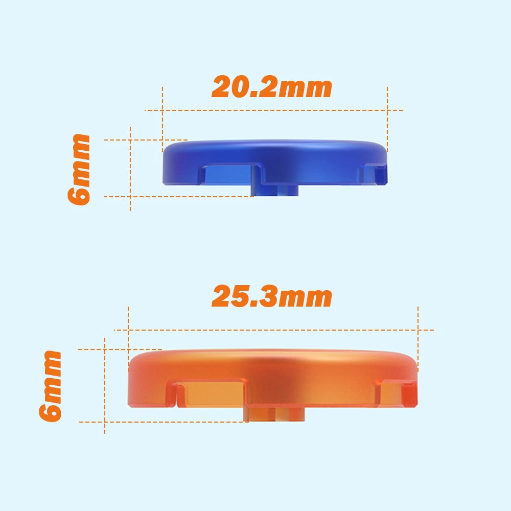 Duelpad HitBox Keycaps for Arcade Buttons in 20.2mm and 25.3mm