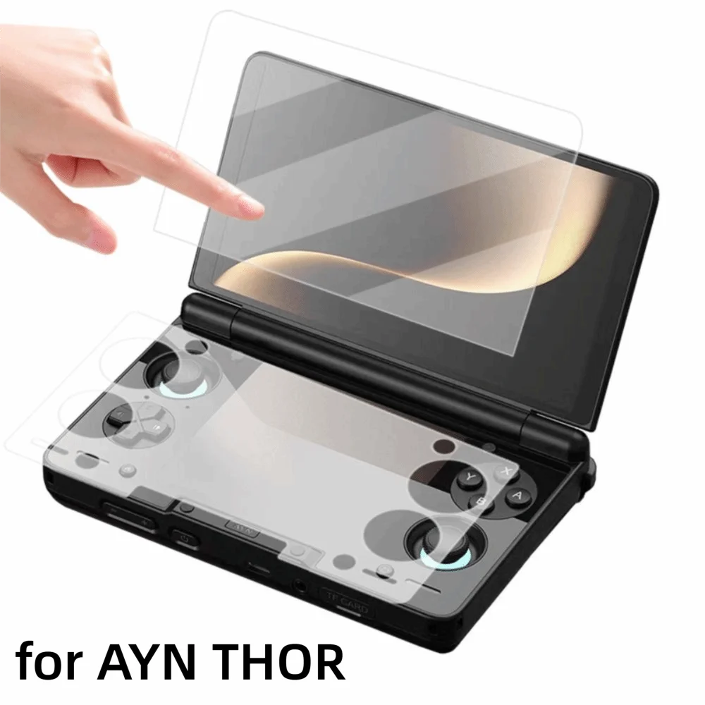 Screen Protector for AYN Thor, 9H Tempered Glass, Dual Screen