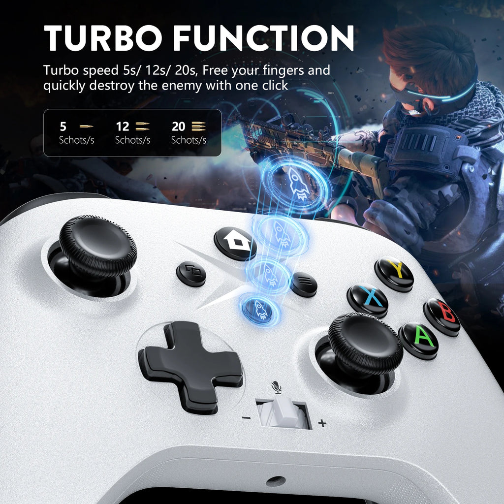 Wireless Hall Effect Controller for Xbox One, Series X|S and PC