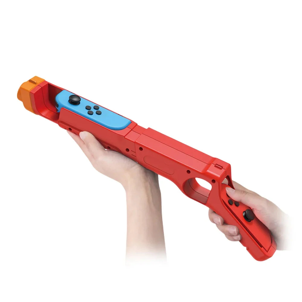 Switch OLED Controller Hand Grip Holder, ABS Red or Blue