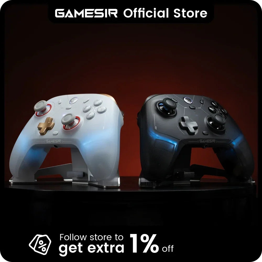 GameSir Cyclone 2 Wireless Controller for Nintendo Switch 2 / iPhone / Android, Bluetooth Gamepad with Hall Effect Triggers
