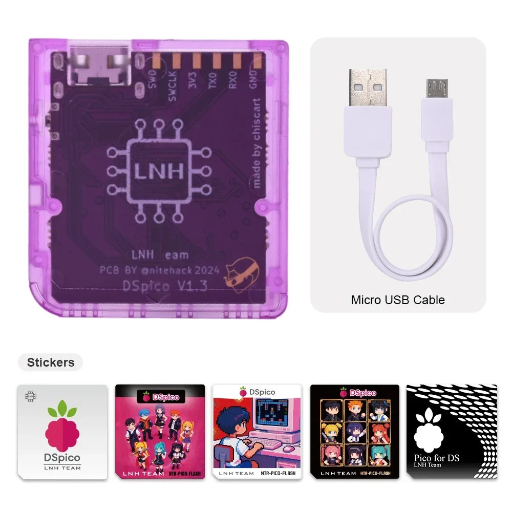RP2040 MCU DSpico Game Reader Compatible With NDS NDSL DSi 3DS Console