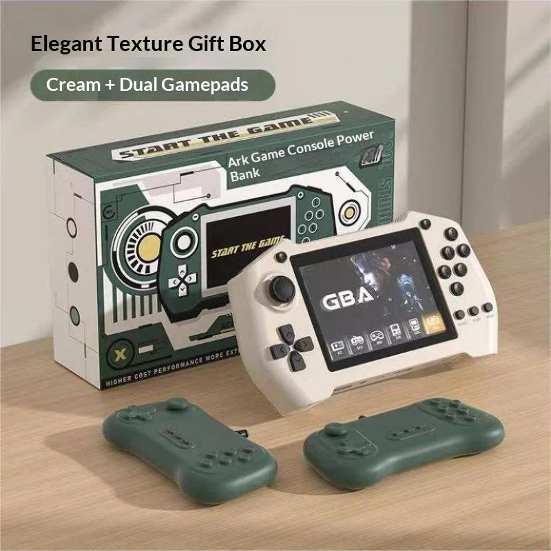 Portable Handheld Game Console 2 In 1 Mini Power Bank Retro Classic Block Game For Adults Luxury Birthday Gift