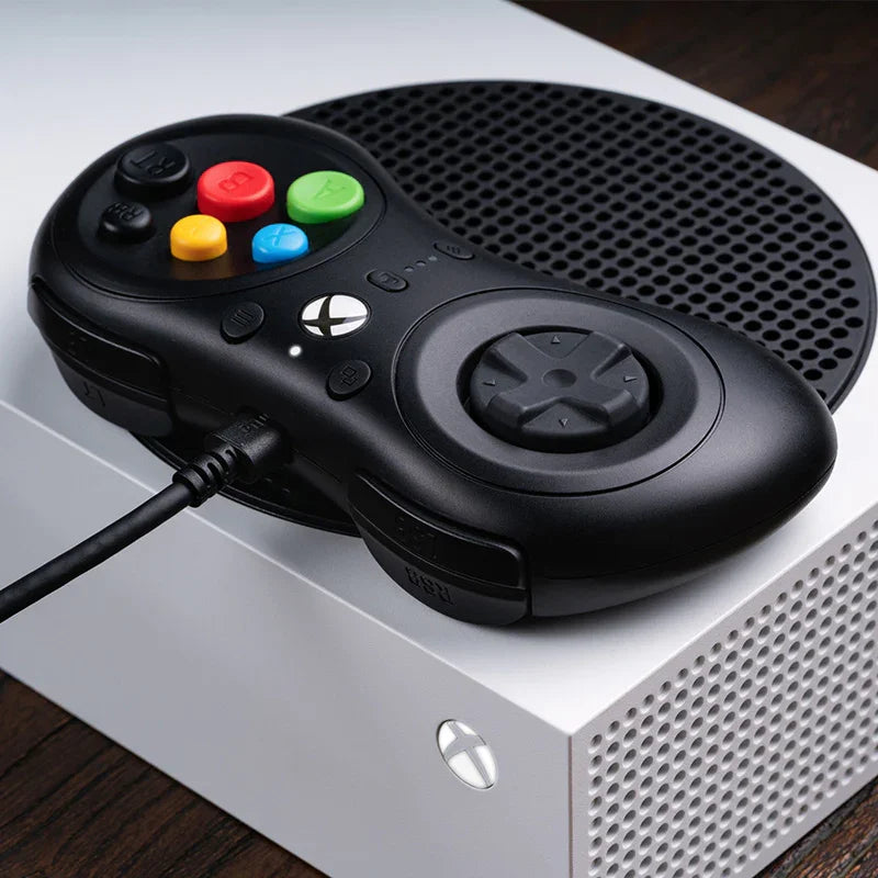 8BitDo M30 Wired Gaming Controller Gamepad for Xbox One Series X S and Windows PC with 6-Button Layout Xbox Officially Licensed