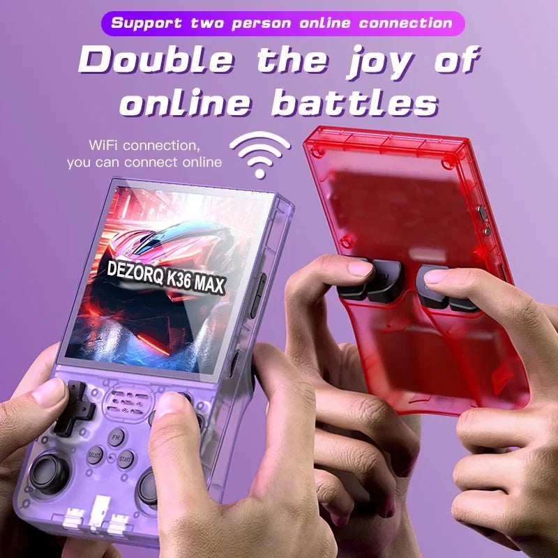 K36 Max Retro Handheld Game Console 4-Inch IPS, 10000+ Games