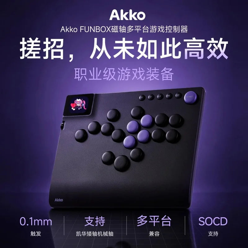 Akko FUNBOX Star Mini Hitbox 8K Polling for PC PS4 Xbox Switch