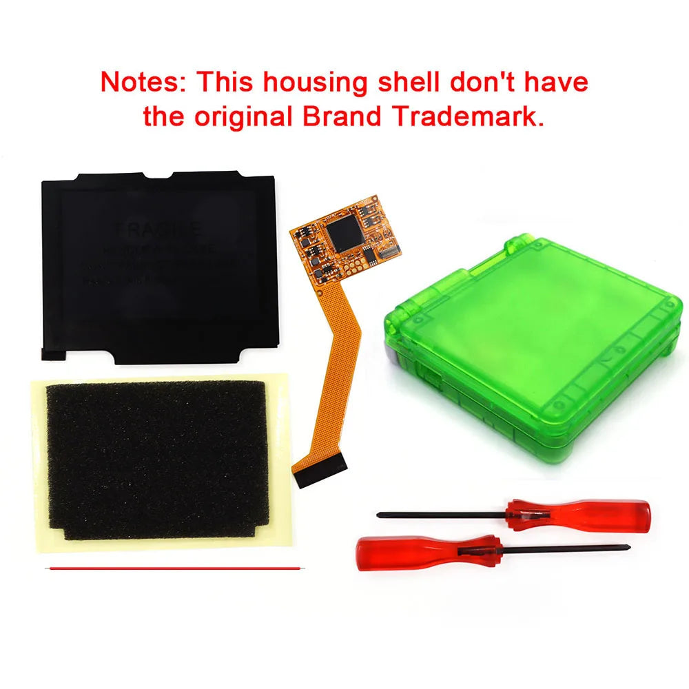 HISPEEDIDO GBA SP IPS V2 LCD Screen Kit, 5 Levels Brightness