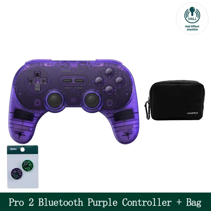 8BitDo Pro 2 Bluetooth Gamepad with Hall for Switch, PC, Android