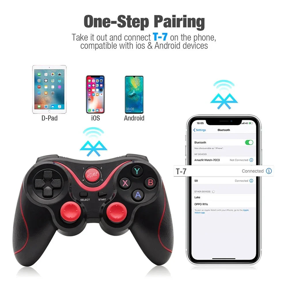 X3 Wireless Bluetooth Game Controller for PC Android iOS TV Box