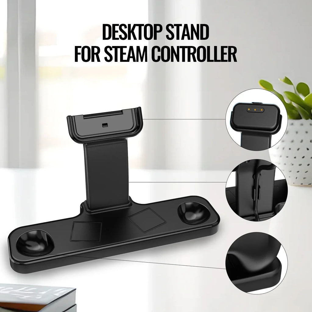 New Desktop Stand Compatible with Steam Controller 2 Charging Dock Anti-Slip Gamepad Holder Accessory for Steam Controllers