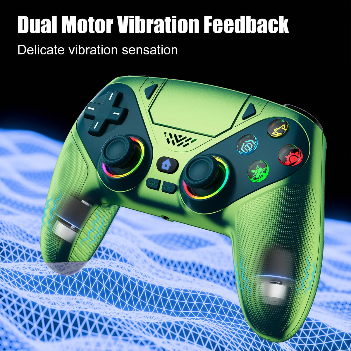 Wireless Controller for PS5 and PC with Hall Effect Sticks