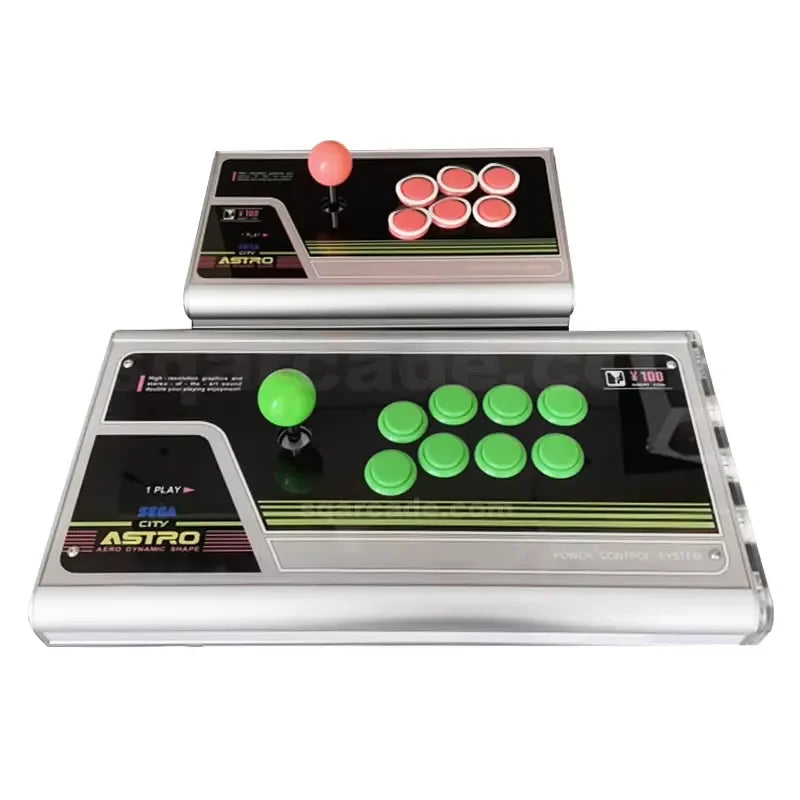 All-Button Hitbox-Style Arcade Fight Stick with Suction Cups