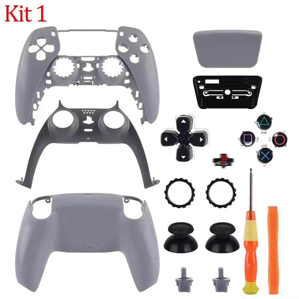For PS5 Controller Limited 30th Anniversary Housing Case BDM-010/020/030/040/050 Replace Front Back Cover Touchpad Color Buttons