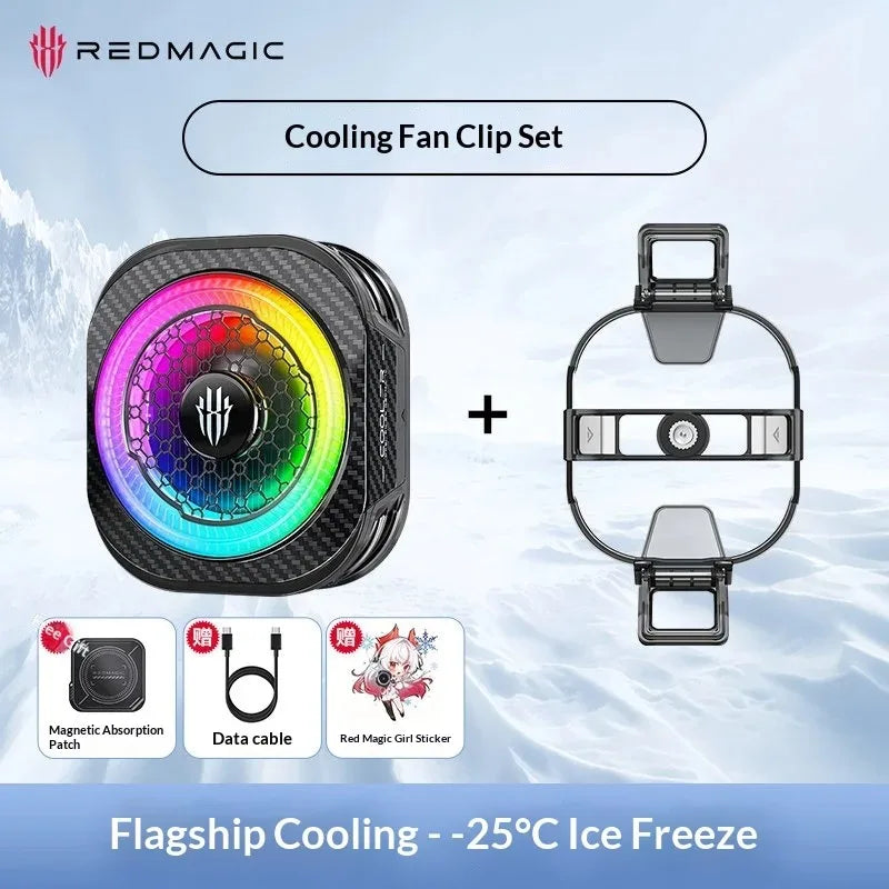 RedMagic Cooler 8 Pro, Magnetic CellPhone Cooler for Gaming, 36W High-power Heat Dissipation Cool Down Heat Sink Comfortable