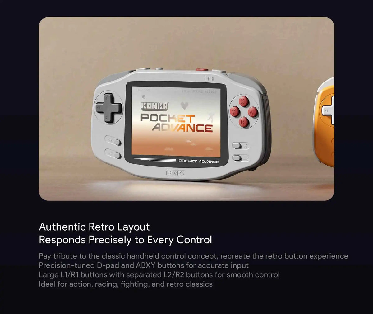 AYANEO KONKR Pocket Advance 3.5-Inch Android Handheld