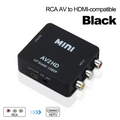 1080P HDMI-compatible to RCA AV Adapter RCA AV to HDMI-compatible CVSB LR Video Composite AV Scaler Converter for PC TV Xbox PS3