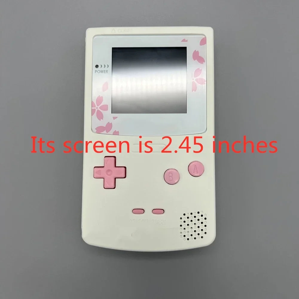 GBC Game Boy Color 2.6-Inch IPS LCD Refurbished Console, New Case