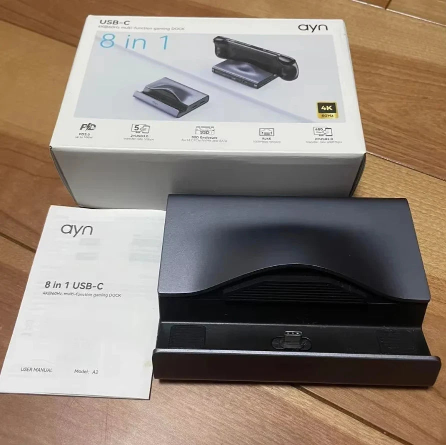 Dock Station for AYN Odin 2 Portal 8-in-1 4K 60Hz USB-C