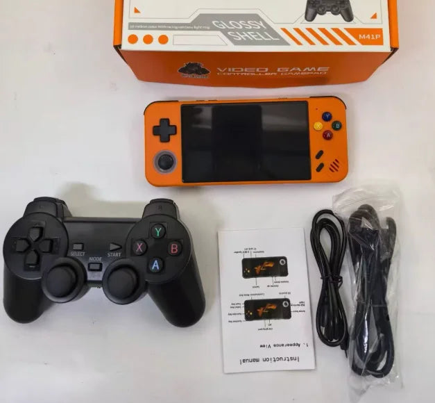 Handheld Gaming Consoles M41 Retro Game Player 4.2 Inch Hd Screen Dual‑Player 3d Ps1 Games Portable Nostalgic Home Gaming Device