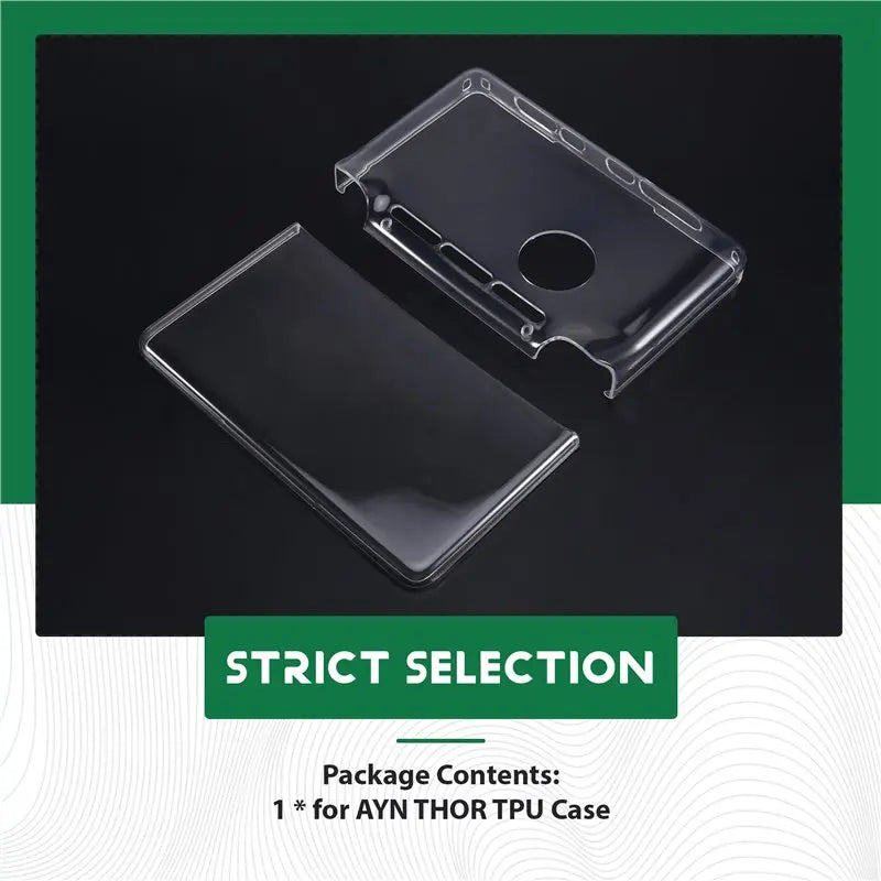 Transparent TPU Flip Case for AYN THOR Dual-Screen Handheld