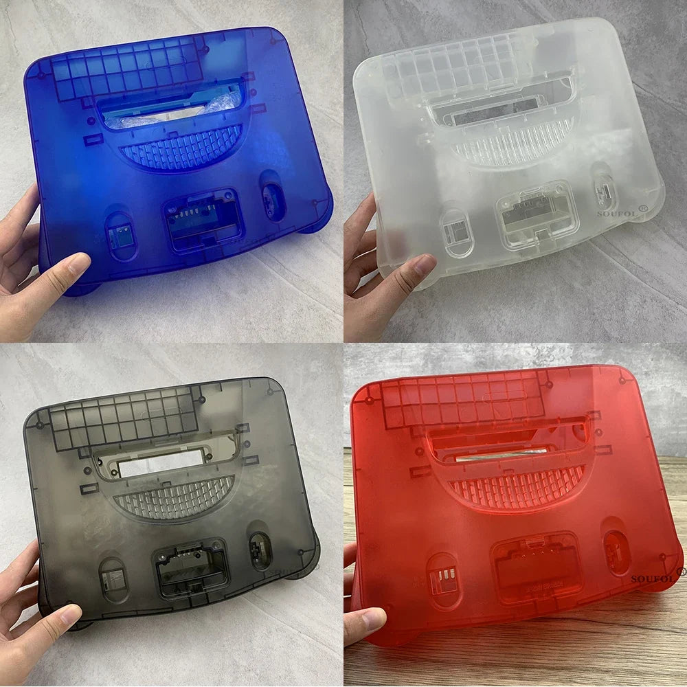 N64 Replacement Housing Shell for Nintendo 64, Transparent Case