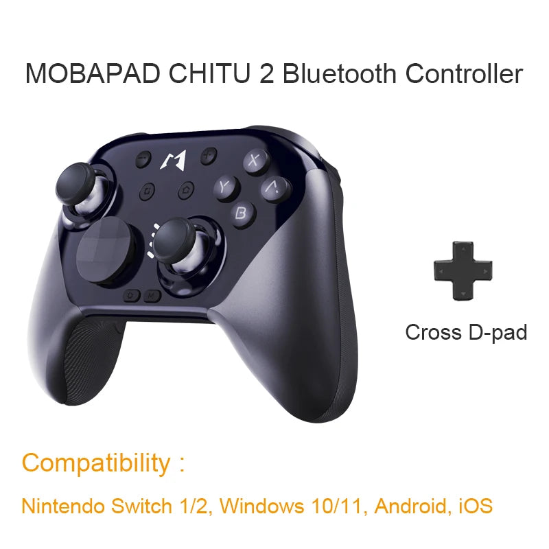 MOBAPAD CHITU 2 HD Mechanical Game Controller for Nintendo Switch 1/2, PC, Android, iOS with TMR Glide Sticks Gamepad
