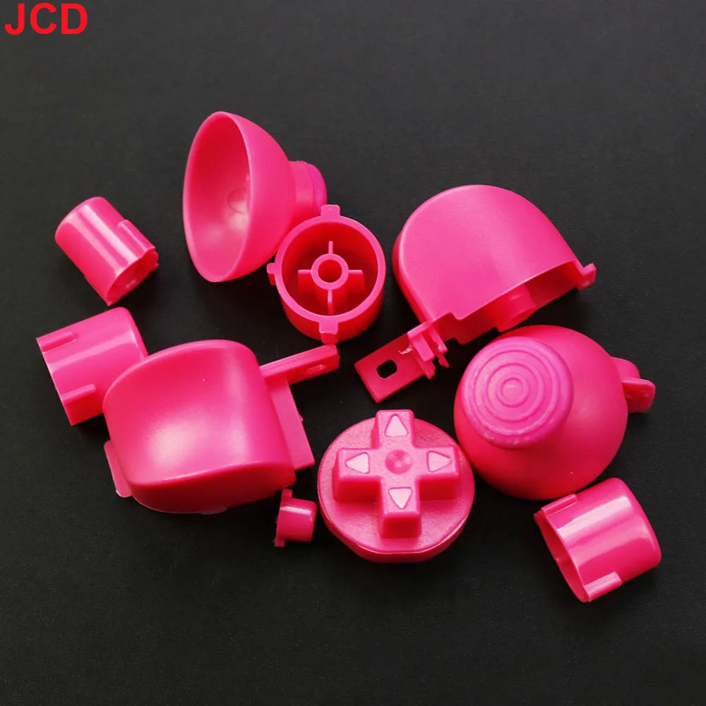 JCD 1set  Analog Stick Cap Buttons Keypads Y X A B Z Buttons Joystick Stick Caps For Gamecube For NGC Controller
