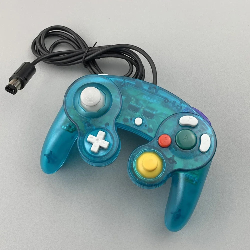 New Wired Game Controller for GameCube NGC Single Button Wired Gamepad Joystick for NGC Game Console