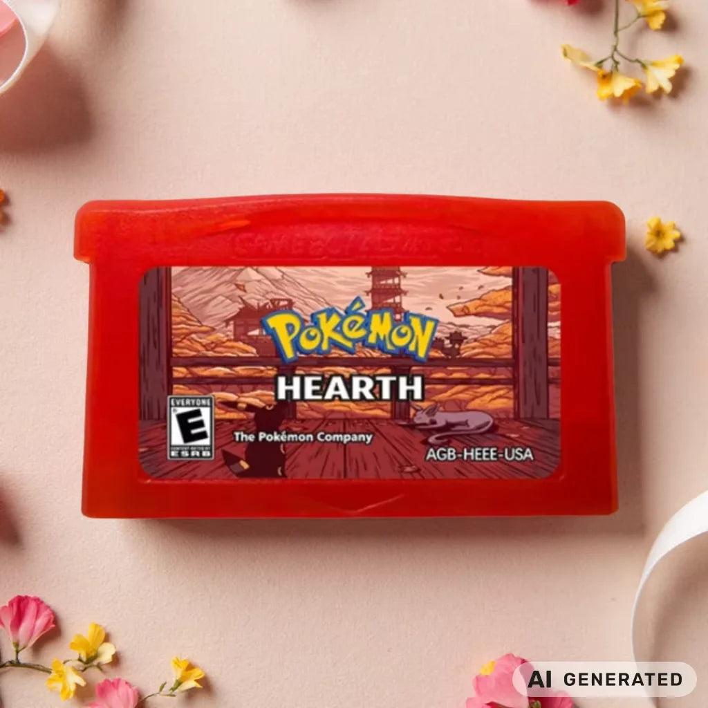 Pokémon GBA RTC Reproduction Cartridge, English Game Styles